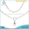 New arrival pure silver chian necklace,women fashion jewelry simple necklace